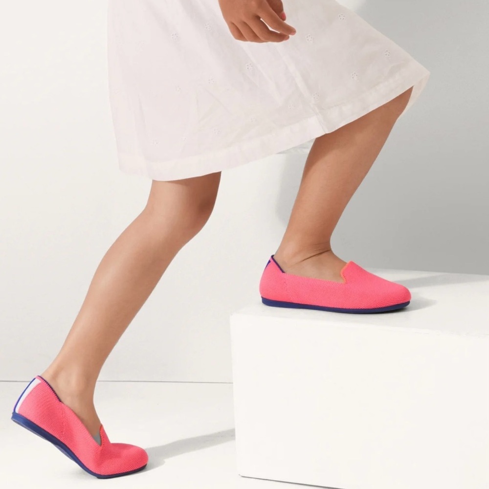 Rothy’s The Kids Loafer in Flamingo